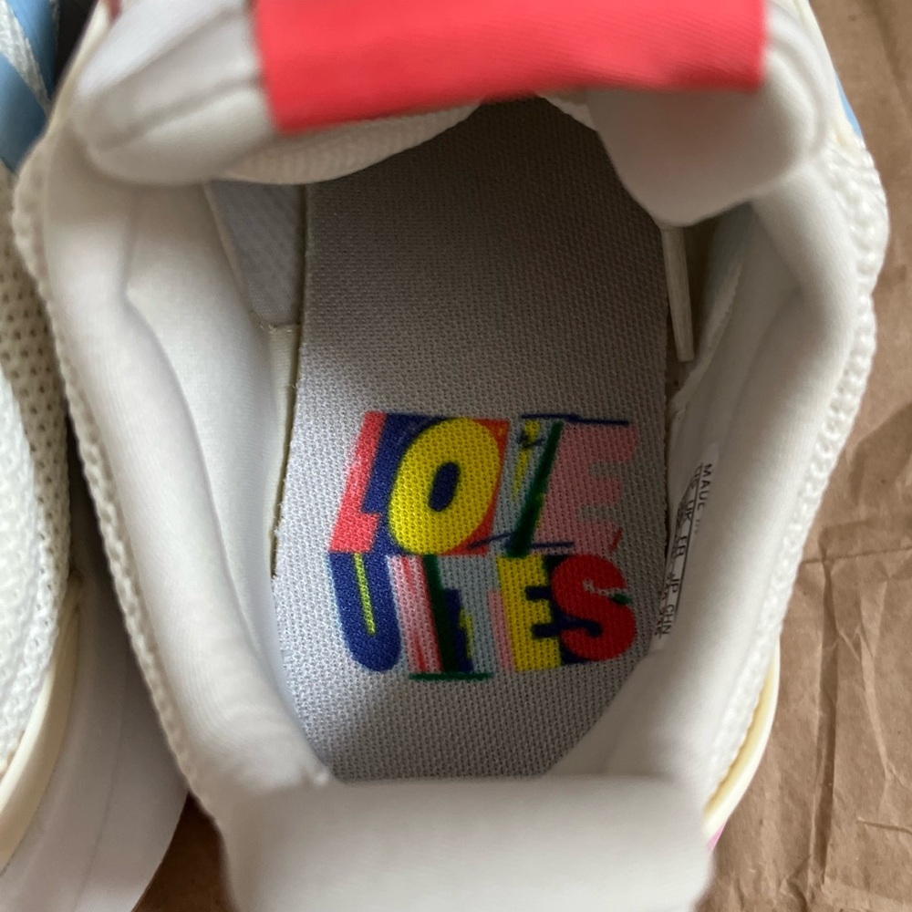 Adidas Womens Racer TR21 Off-White/Multicolor Size 7 Running Shoes - Picture 8 of 13
